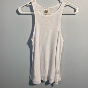Free People White Tank Top- Size Small